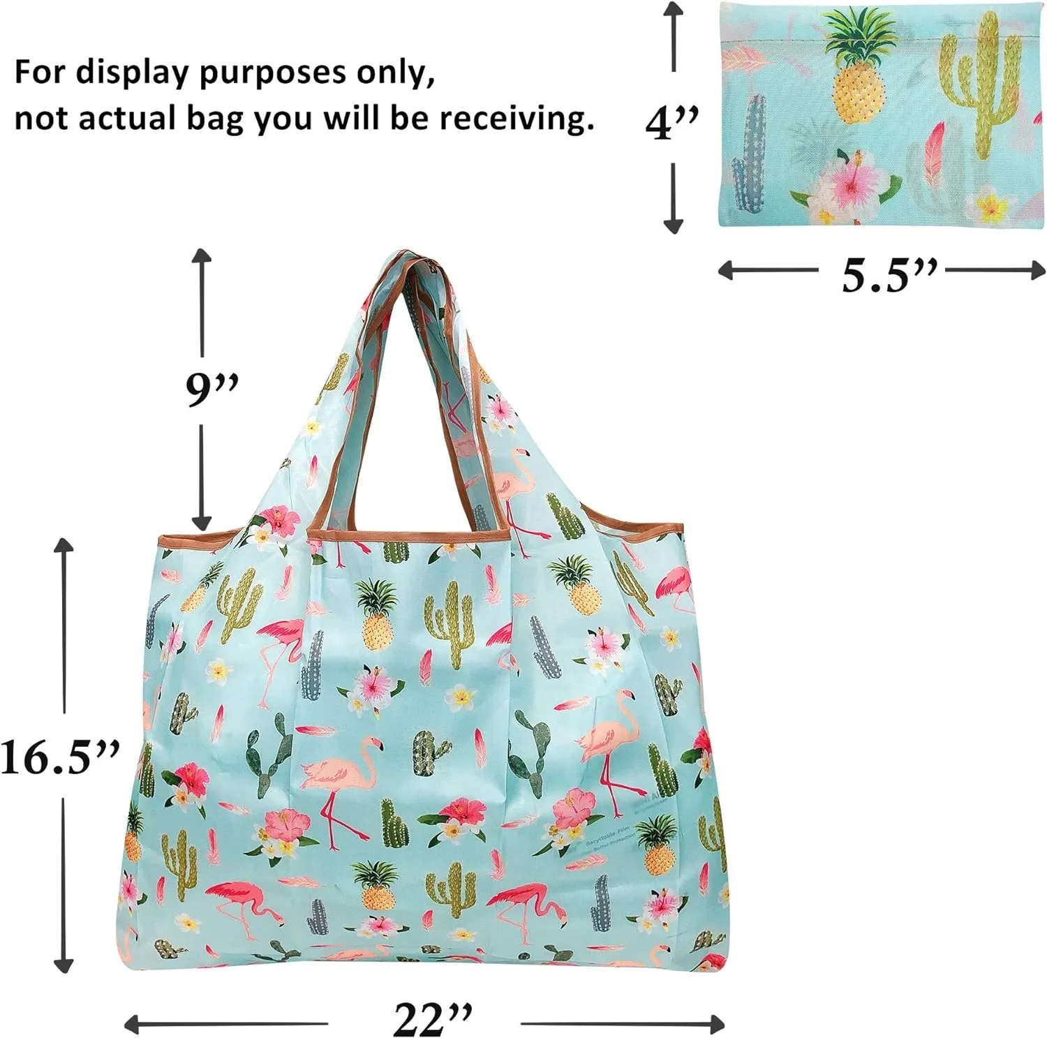 Bowbear Foldable Nylon Reusable Shopping Grocery Bag