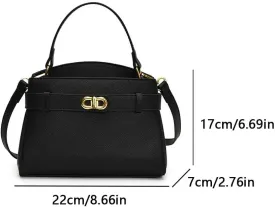 Bucket Bags for Women Women's Top-handle Handbags Leather Crossbody Bag Small Hobo Tote Shoulder Bag with Detachable Strap