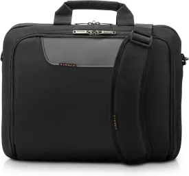 Everki Advance Laptop Briefcase 17.3 Inch - Business Briefcase for Men & Women, Ideal Lap Top Computer Bag for Travel, Heavy Duty Laptop Bag, Mens Lap Top Messenger Carrying Case, (EKB407NCH17) Black