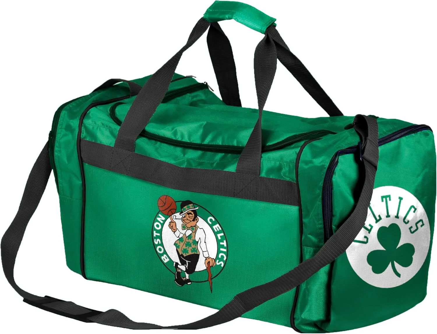 FOCO - NBA Officially Licensed Team and Player Duffel Gym Bag - Boston Celtics