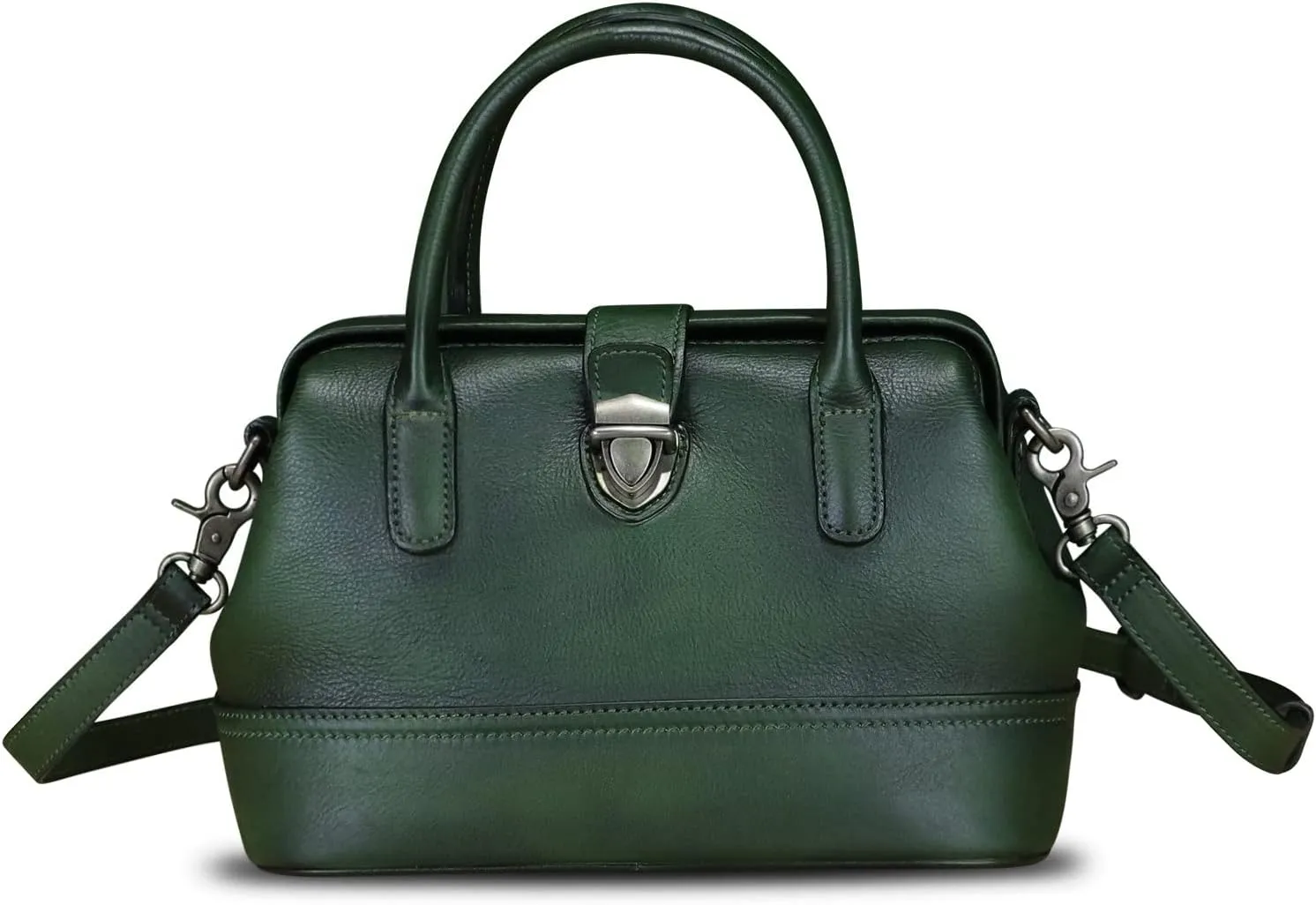Genuine Leather Purses and Handbags for Women Vintage Handmade Real Leather Shoulder Bag Crossbody Satchel Purse with Strap