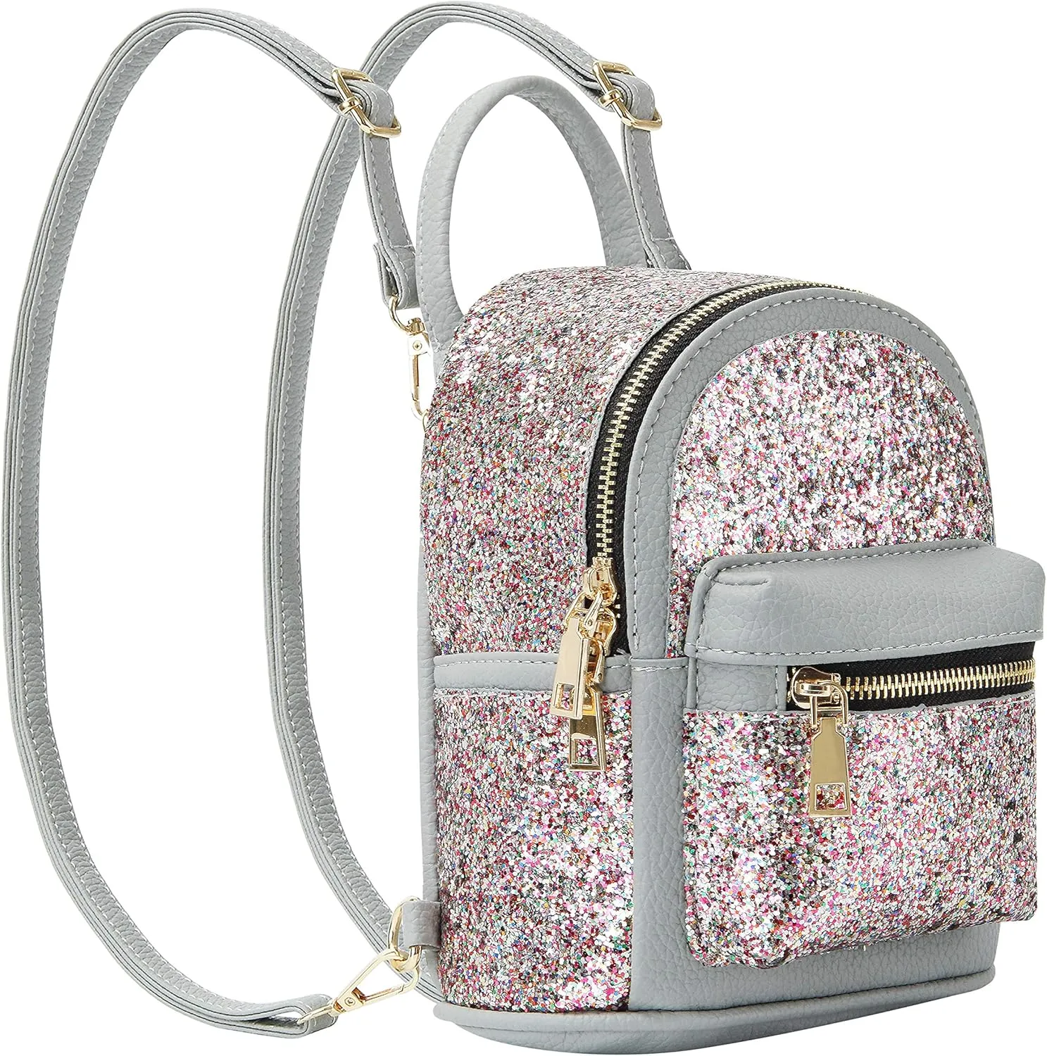 Girls Bling Mini Travel Backpack Kids Children School Bag Satchel Purses Daypack
