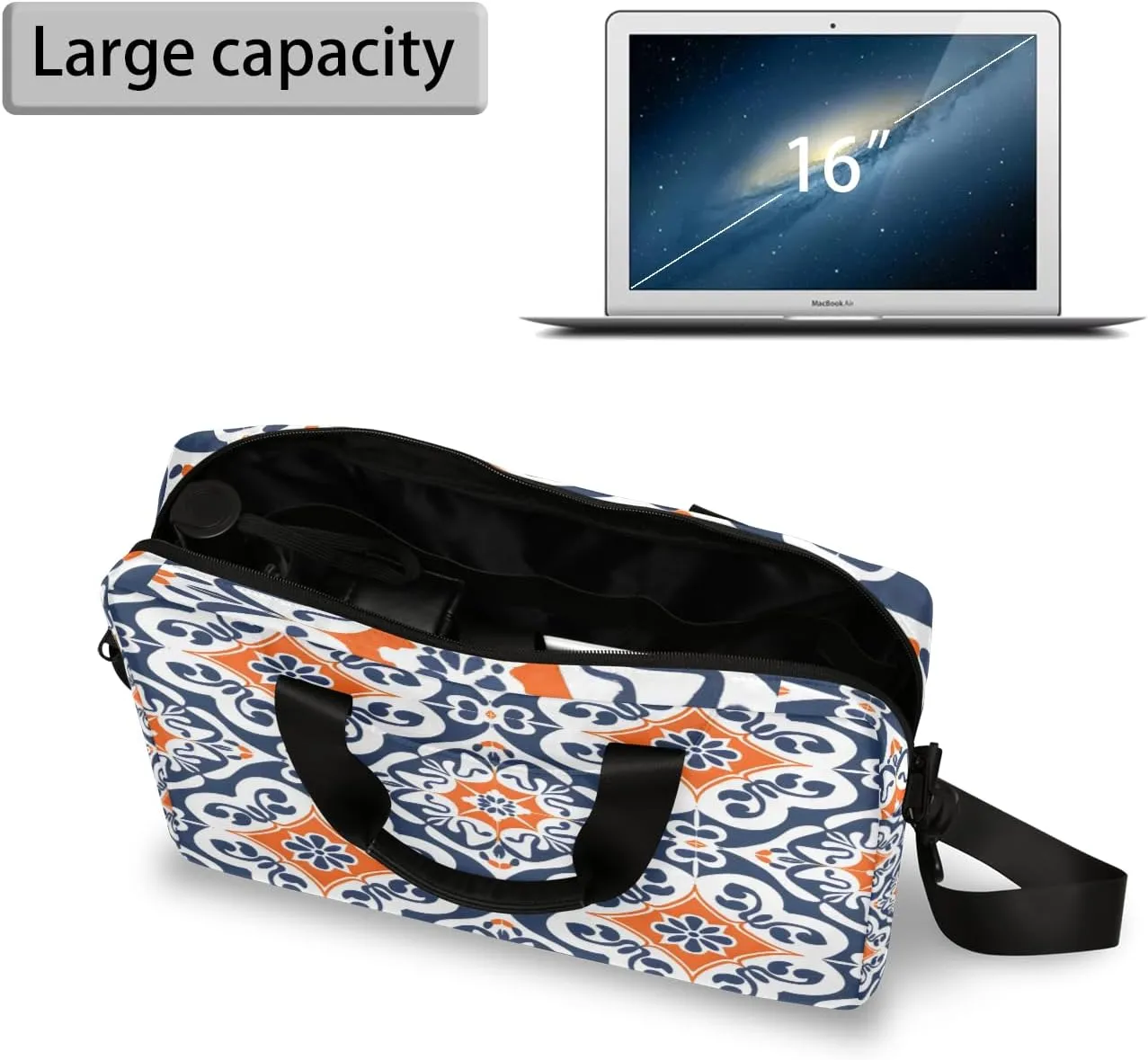 Laptop Bag 15.6 Inch Laptop Sleeve Case with Shoulder Computer Slim Briefcase for Men and Women