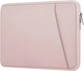Laptop case 15.6 inch, Durable Briefcase Shockproof Protective Cover, Handbags Portable Laptop Bag for 15.6 inch HP Dell Asus Lenovo Notebook Computer Sleeve with Front Pocket, Pink