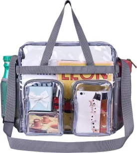 Oraben Clear Bag for Stadium Events 12x6x12 Clear Tote Bag for Women Transparent Lunch Bag for Work Sports Concert