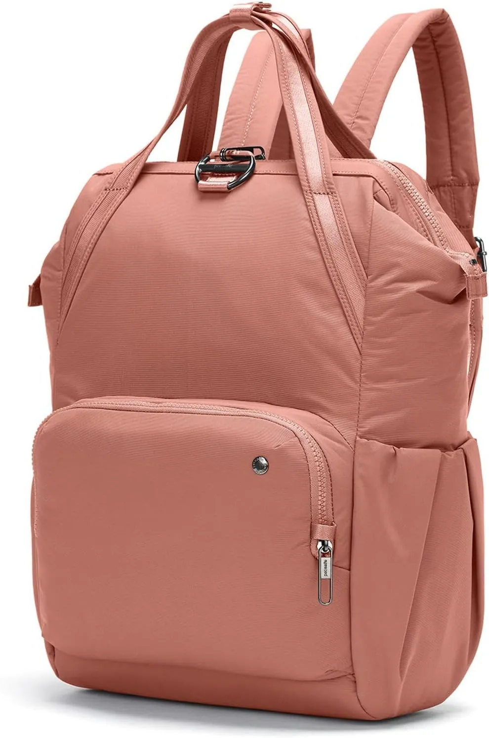 Pacsafe Women's Citysafe CX 17L Anti Theft Backpack-Fits 16 inch Laptop, ECONYL Rose, One Size