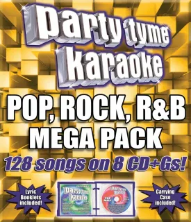 Party Tyme Pop, Rock, R&B Mega Pack 128-song Mega Pack