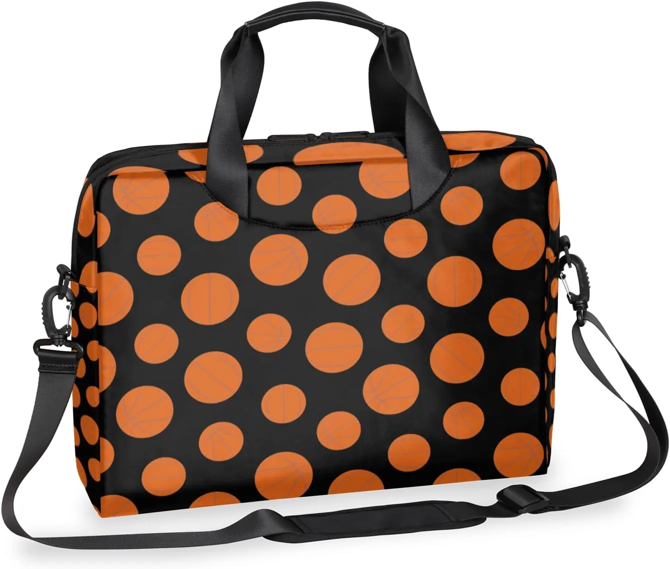 Sports 14 15 15.6 inch Laptop Briefcase Shoulder Bag Basketball Waterproof Travel Laptop Sleeve Case Work Computer Cover Carrying Bag