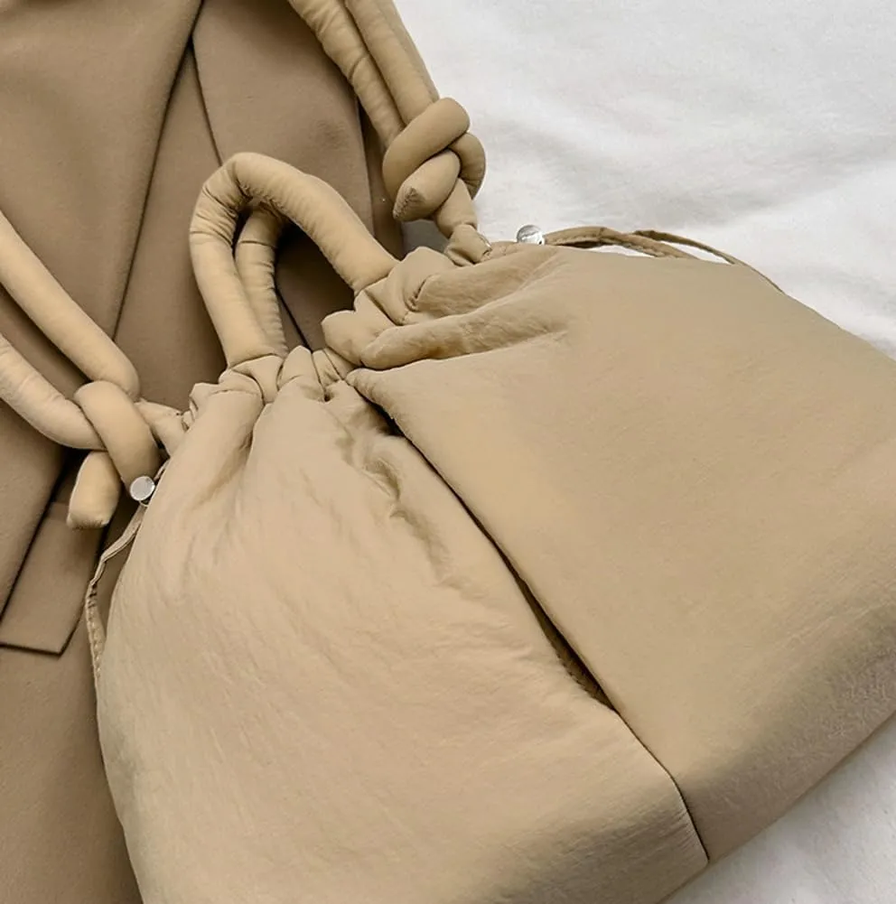 Tote Bag for Women, Nylon Handbag Large Capacity Backpack Lightweight Dual-Purpose Crossbody Bag Bucket Bag Multi-Color Purse